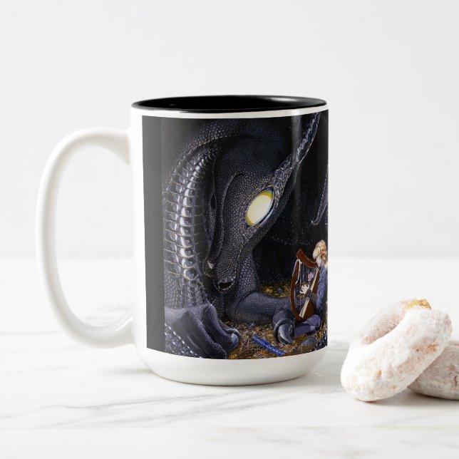 2 Couleurs Tasse de mélomane (Avec donut)