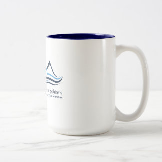 2 Couleurs Tasse de membre du club du titre de bas de page du