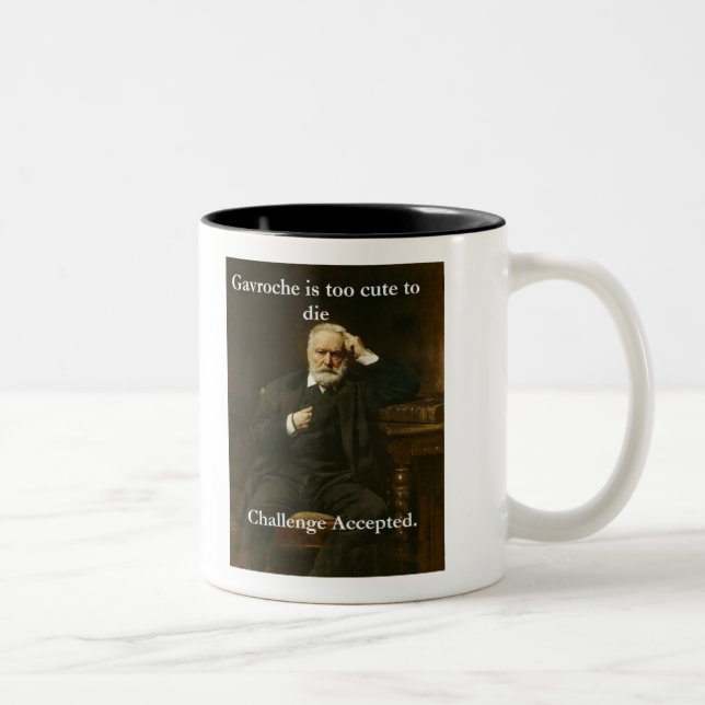 2 Couleurs Tasse de meme de Gavroche "Hugo" (Droit)