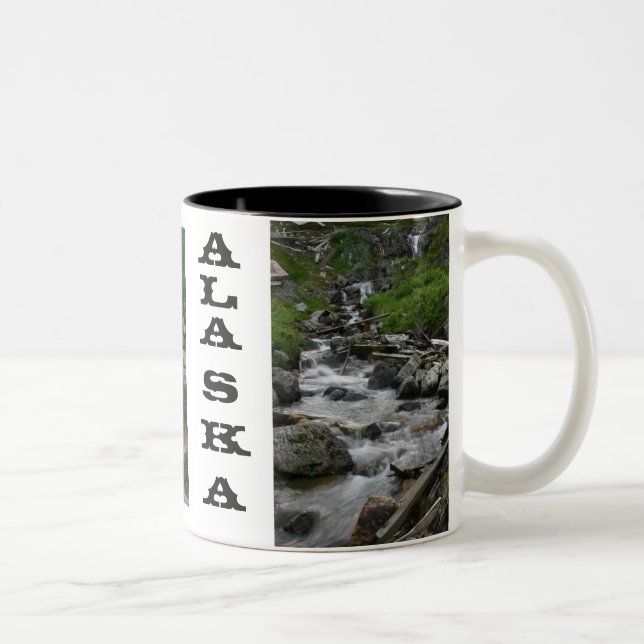 2 Couleurs Tasse de mine d'or de l'Alaska (Droit)
