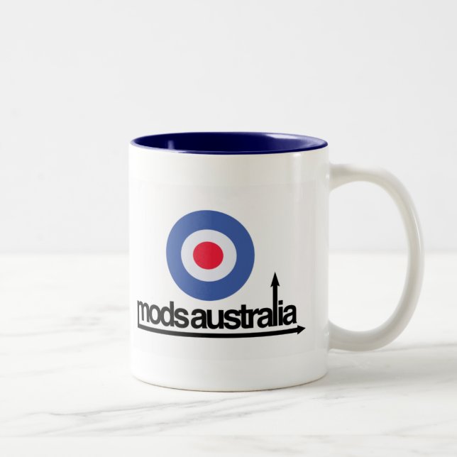 2 Couleurs Tasse de Mods Australie (Droit)
