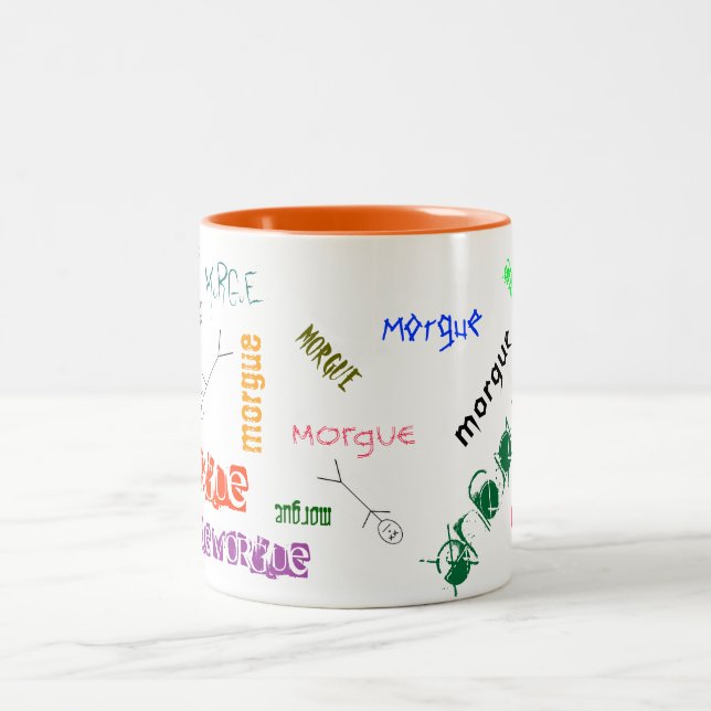 2 Couleurs Tasse de morgue (Centre)