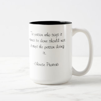 2 Couleurs Tasse de motivation
