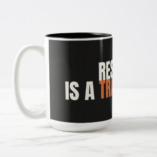2 Couleurs Tasse de motivation de gym pour jour de repos