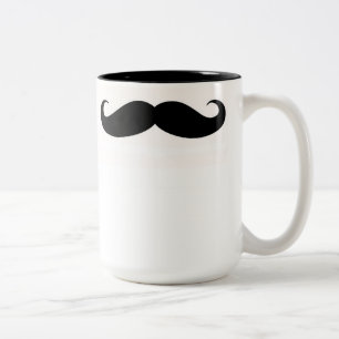 2 Couleurs tasse de moustache