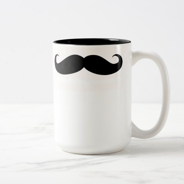 2 Couleurs tasse de moustache (Droit)