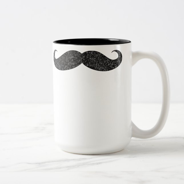 2 Couleurs Tasse de moustache (Droit)