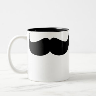 2 Couleurs Tasse de moustache