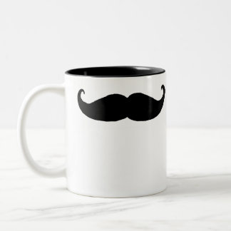 2 Couleurs Tasse de moustache