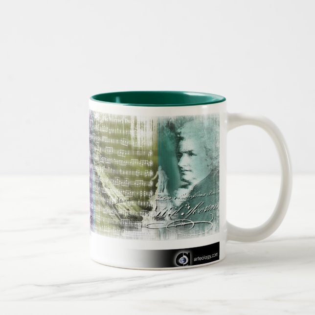 2 Couleurs Tasse de Mozart (Droit)