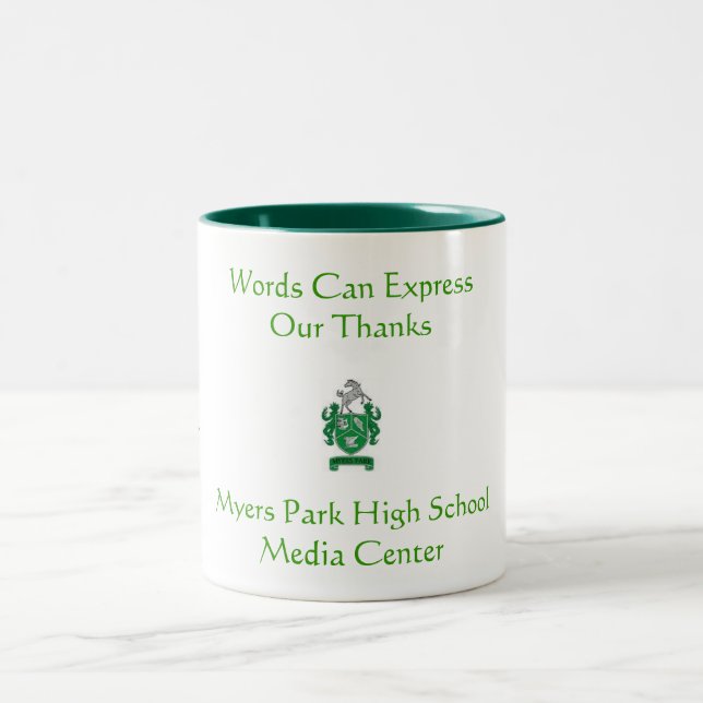 2 Couleurs Tasse de MPHS Media Center (Centre)