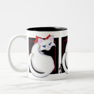 2 Couleurs Tasse de musique de Bianca Toon Kitty