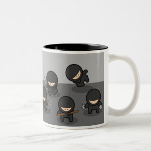 2 Couleurs tasse de ninjas