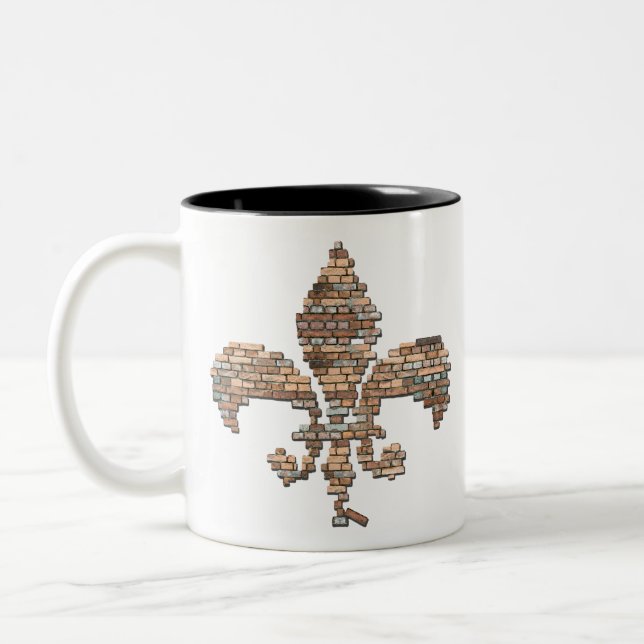 2 Couleurs tasse de "nouveau N'awlins" (Gauche)