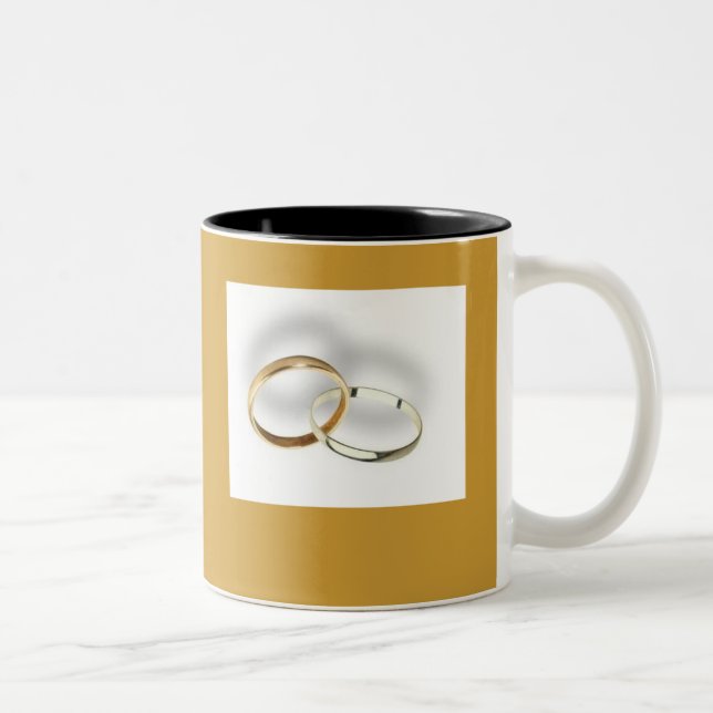 2 Couleurs Tasse de nouveaux mariés (Droit)