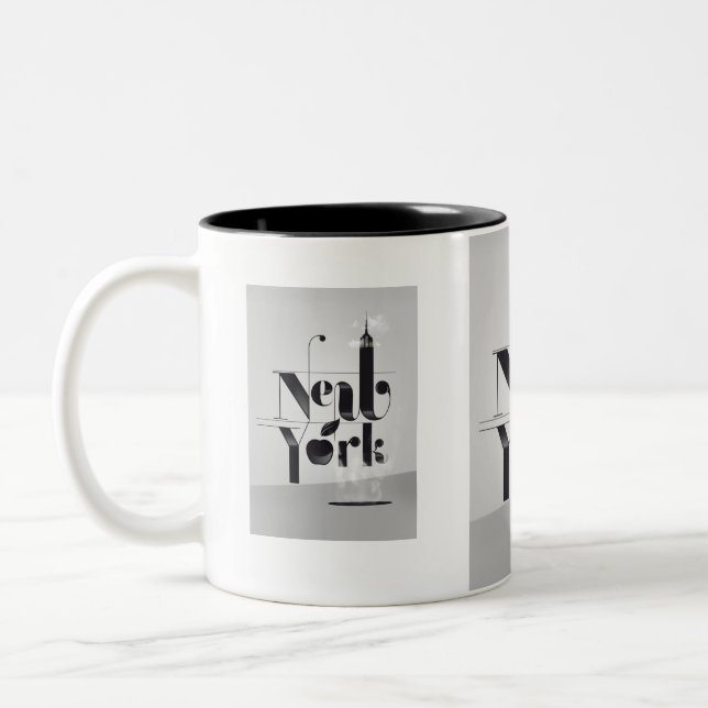 2 Couleurs Tasse de NY la "Cawfee" (Gauche)