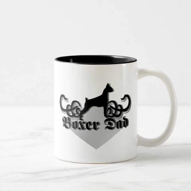 2 Couleurs tasse de papa de boxeur (Droit)