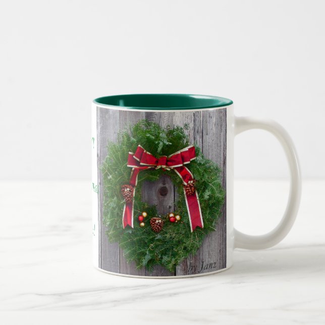 2 Couleurs Tasse de papa de Joyeux Noël (Droit)