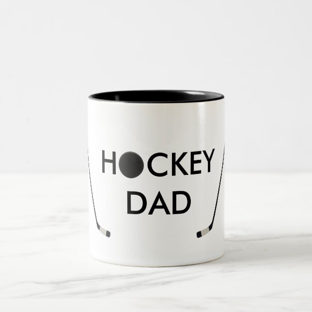 2 Couleurs tasse de papa d'hockey (Centre)