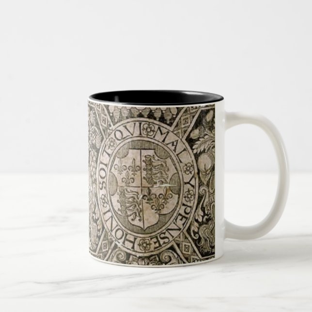 2 Couleurs Tasse de papier peint de Tudor (Droit)