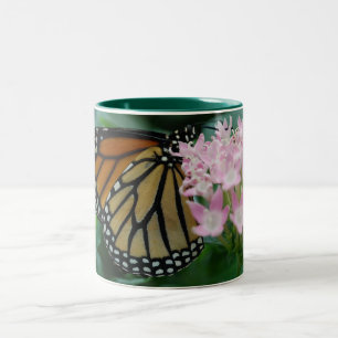 2 Couleurs Tasse de papillon de monarque