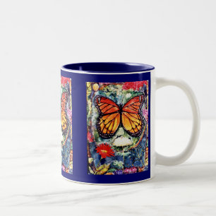 2 Couleurs Tasse de papillon de monarque de PMACarlson