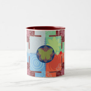 2 Couleurs Tasse de papillon du Thibet