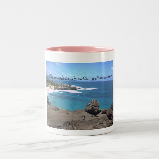 2 Couleurs Tasse de paradis (Centre)