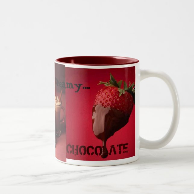 2 Couleurs Tasse de paradis de chocolat (Droit)
