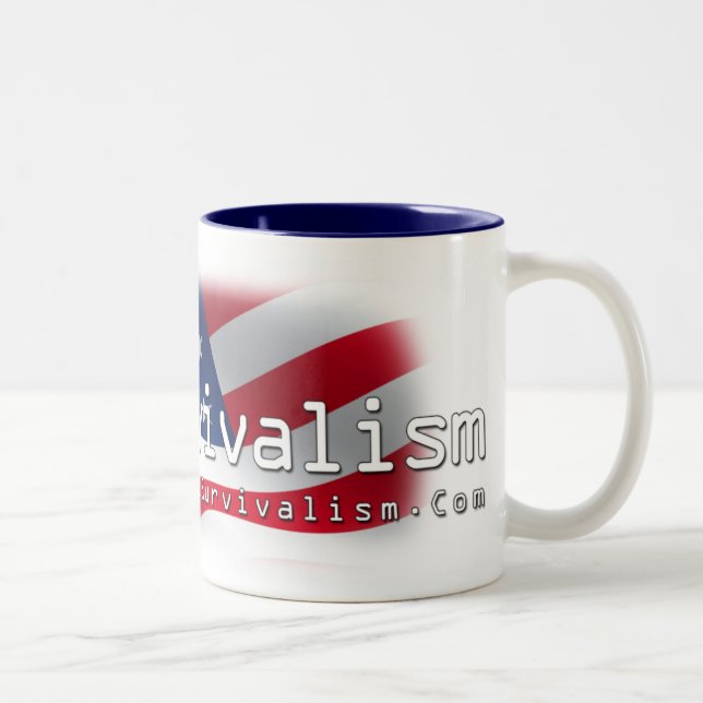 2 Couleurs Tasse de patriote de RS (Droit)