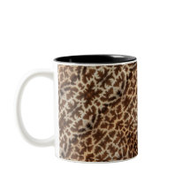 Tasse de peau de girafe