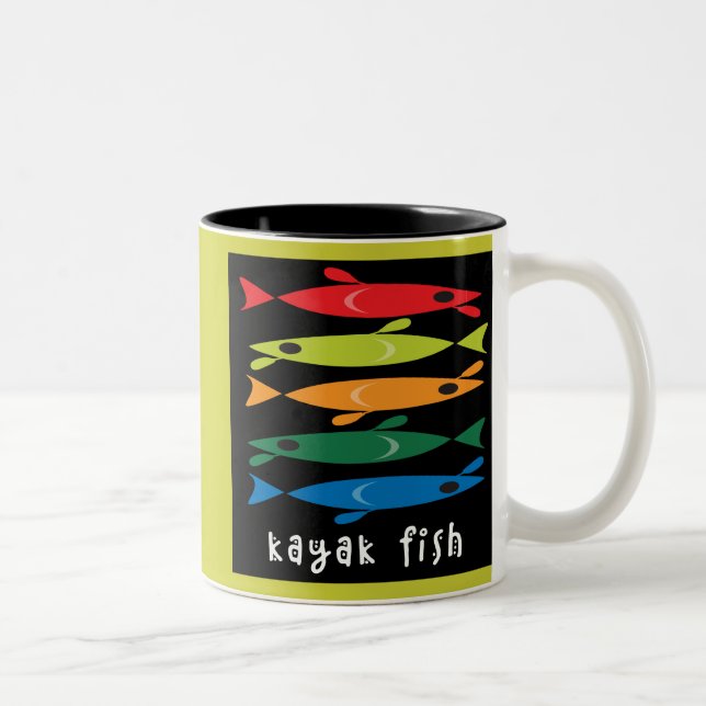 2 Couleurs Tasse de pêche de kayak (Droit)