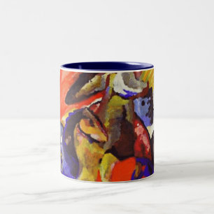 2 Couleurs Tasse de peinture de Kandinsky