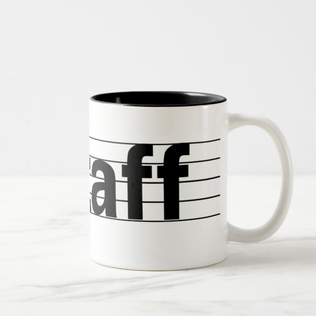 2 Couleurs Tasse de personnel (Droit)
