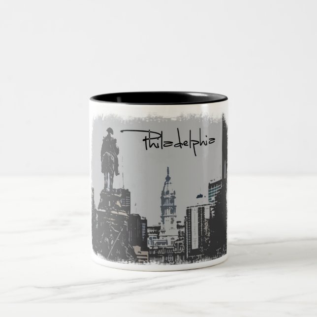 2 Couleurs Tasse de Philadelphie (Centre)