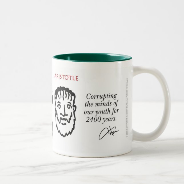 2 Couleurs Tasse de philosophes (Droit)