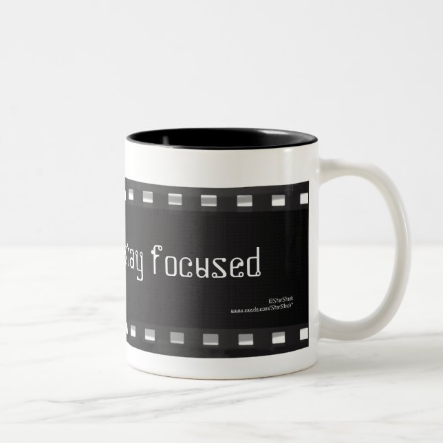 2 Couleurs Tasse de photographe (Droit)