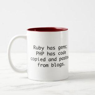 2 Couleurs Tasse de PHP Snark