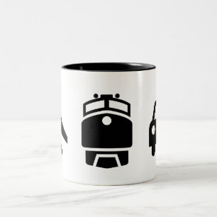 2 Couleurs Tasse de pictogramme de