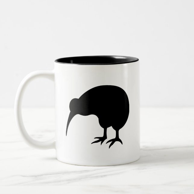 2 Couleurs Tasse de pictogramme de "kiwi" (Gauche)