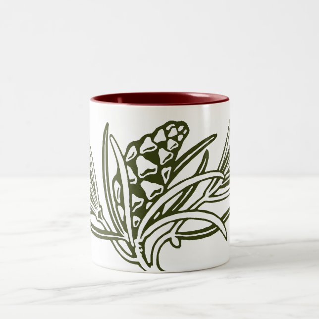 2 Couleurs Tasse de pin (Centre)
