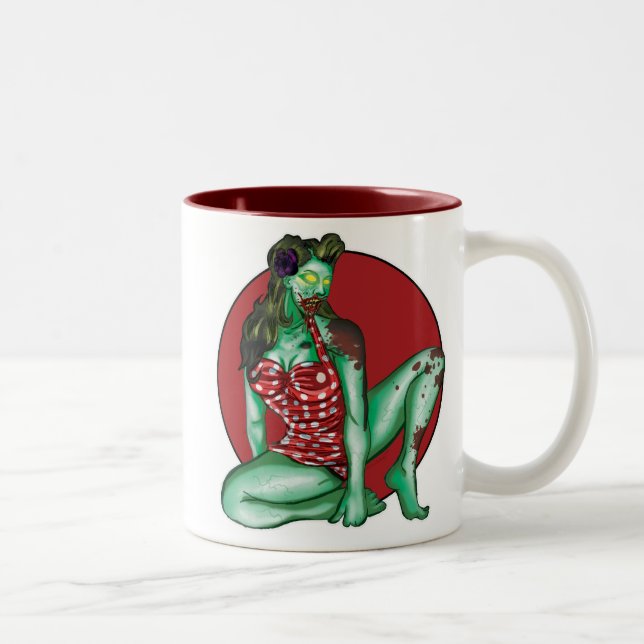 2 Couleurs Tasse de Pin- de zombi (Droit)
