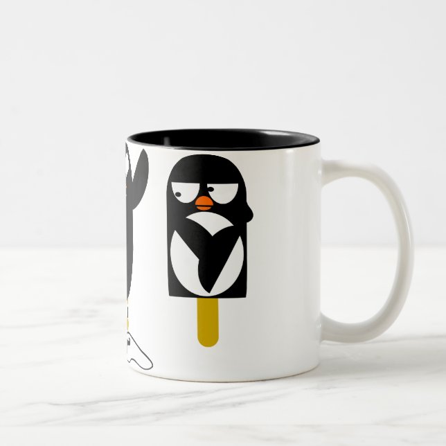 2 Couleurs tasse de pingouin (Droit)