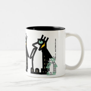 2 Couleurs Tasse de pingouins
