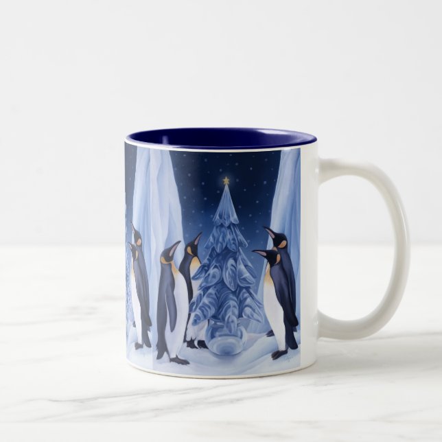 2 Couleurs Tasse de pingouins (Droit)