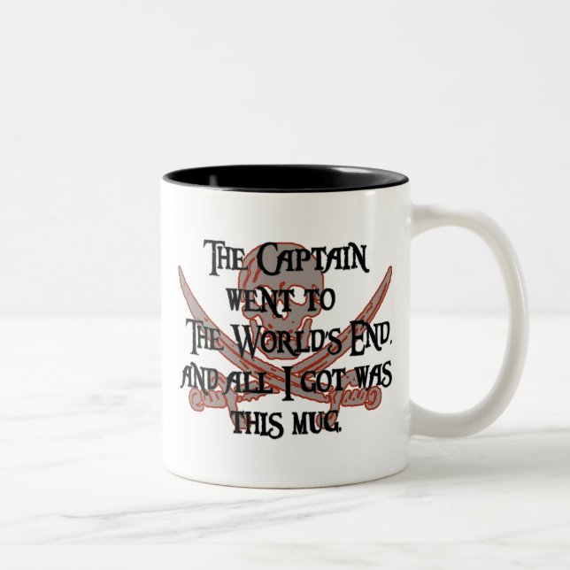 2 Couleurs Tasse de pirate (Droit)