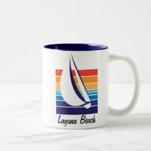 2 Couleurs Tasse de plage de Square_Laguna de couleur de