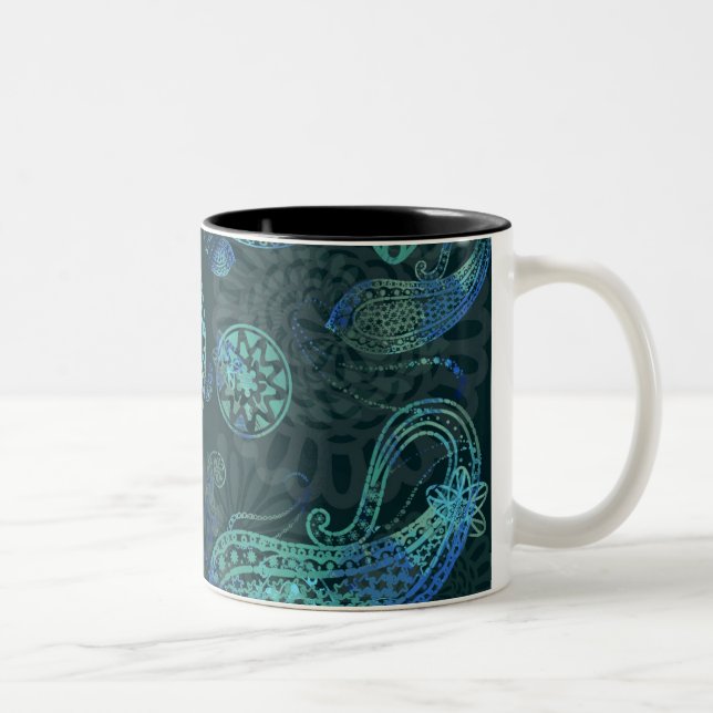 2 Couleurs Tasse de plaisir de batik (Droit)