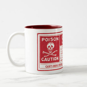 2 Couleurs Tasse de poison de strychnine