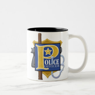 2 Couleurs Tasse "de policier"